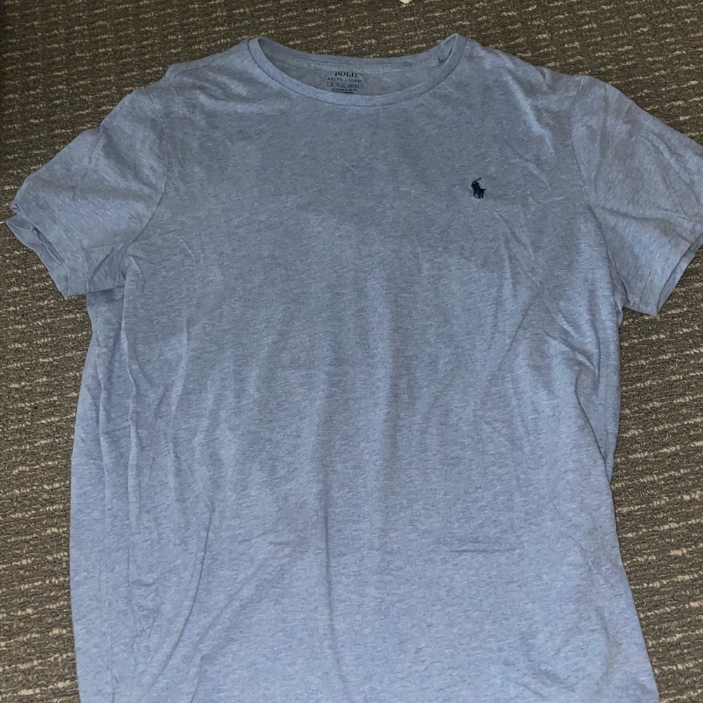 Polo by Ralph Lauren Men's Light Blue Tee